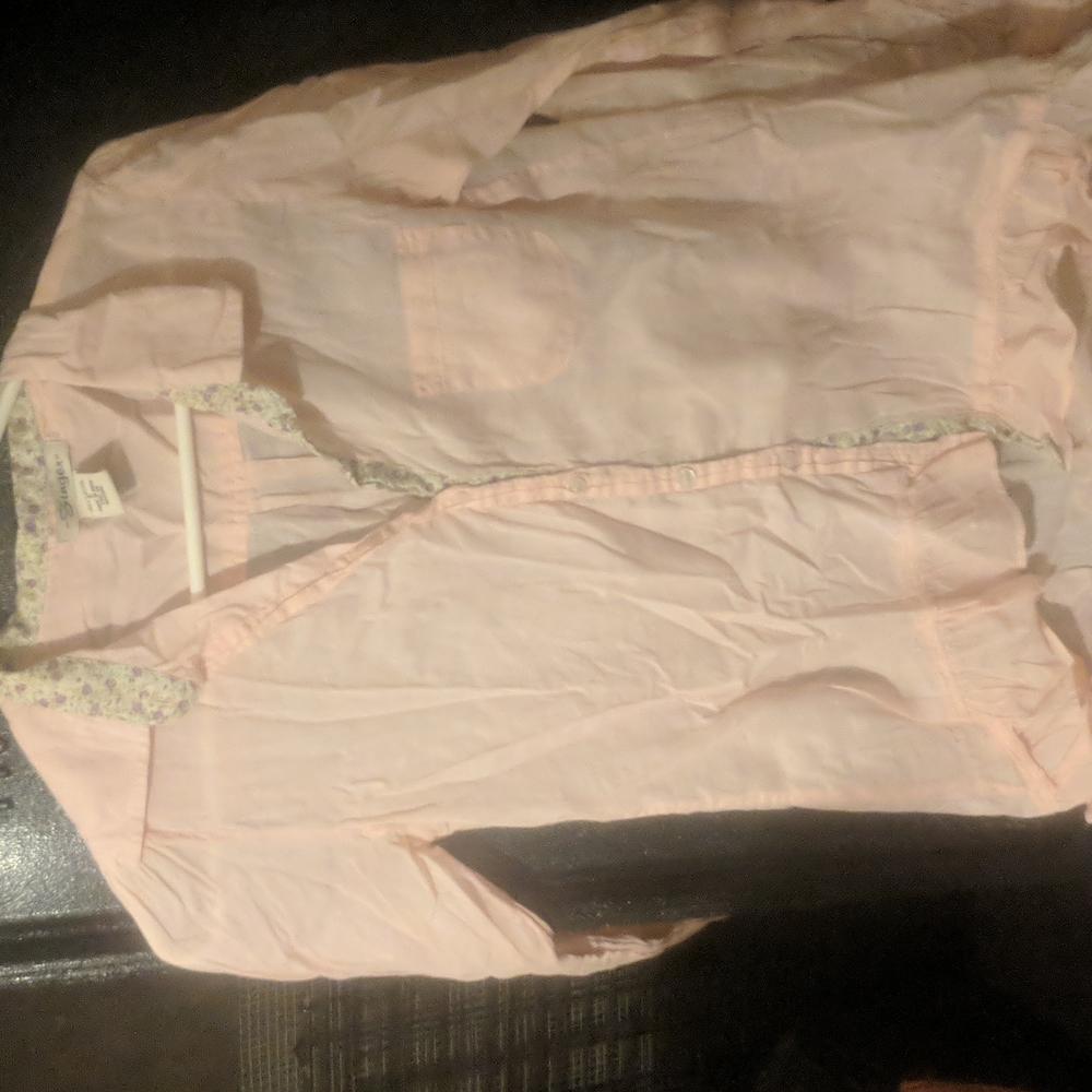 Pink button down (S)